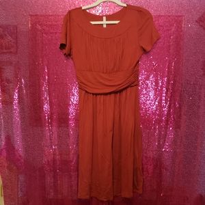 Gilli Modcloth Paprika Jersey Dress